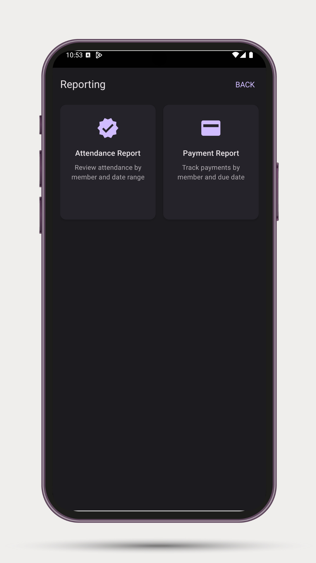 Reports and insights - Filter by date, member, or status